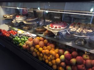 cakes and other desserts  at Flore in Los Angeles