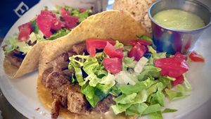 Eastside Tacos 🌮 three days left until they closed 😣  at Flore in Los Angeles