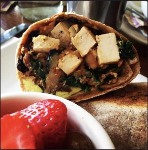 Breakfast Burrito at Flore in Los Angeles