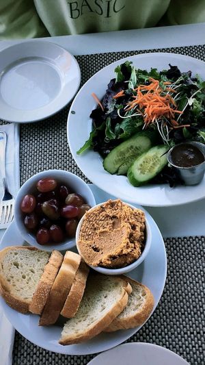 ";Small"; cashew cheese plate at Flore in Los Angeles