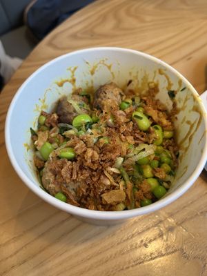 Katsu curry stir-fry style udon noodles  at Itsu - Wimbledon in South West London