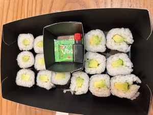 Avocado maki  at Itsu - Wimbledon in South West London