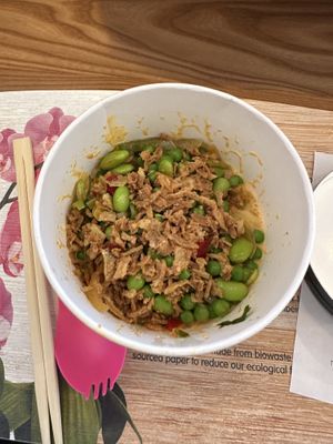 Vegan noodles   at Itsu in Oxford