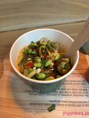 Thai veggie balls   at Itsu in Oxford