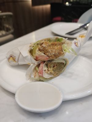 Falafel wrap at Halab Arabic Cuisine in Kuala Lumpur