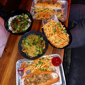 Curry, fried and hotdogs! at Street in Nantwich