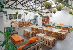 Nourish Interior at Nourish Cafe in Bangkok