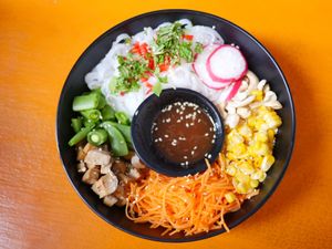 Bowl at Nourish Cafe in Bangkok