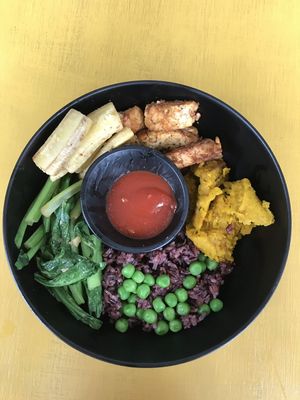 Caribbean Bowl at Nourish Cafe in Bangkok