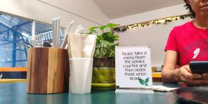 . at Nourish Cafe in Bangkok