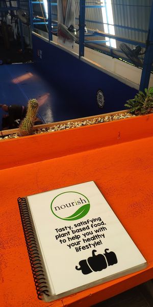 . at Nourish Cafe in Bangkok