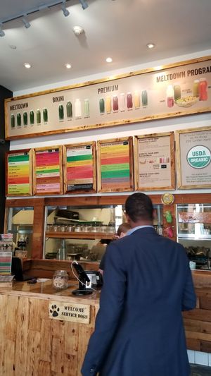 Inside at Kreation Organic Juicery - SM Blvd in Beverly Hills