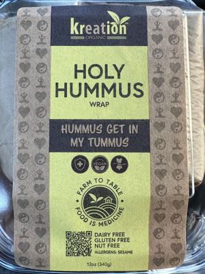Holy Hummus Wrap  at Kreation Organic Juicery - North in Manhattan Beach