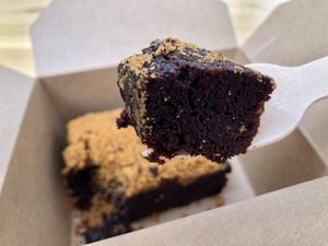 Biscoff brownie at Vutie Beets in Letchworth