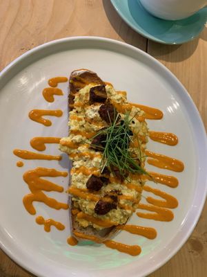 Spanish scramble  at Vutie Beets in Letchworth