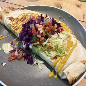 Chick’n Quesadilla at Vutie Beets in Letchworth