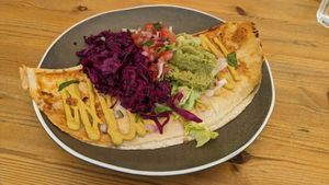 Quesadilla at Vutie Beets in Letchworth