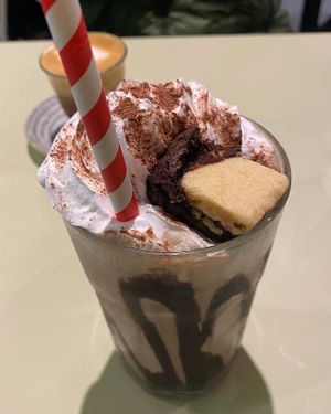 brownie shake  at Vutie Beets in Letchworth