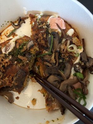 (Half eaten) Korean pancakees  at Vutie Beets in Letchworth