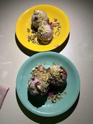 Supper club dessert  at Vutie Beets in Letchworth