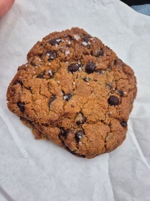Chocolate sea salt cookie at Vutie Beets in Letchworth