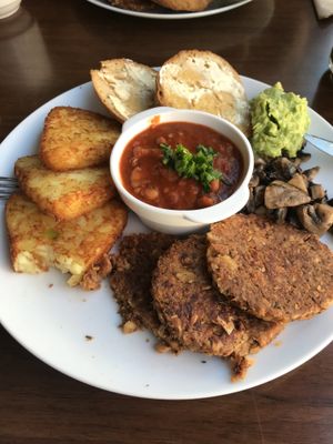 Full English breakfast  at Vutie Beets in Letchworth