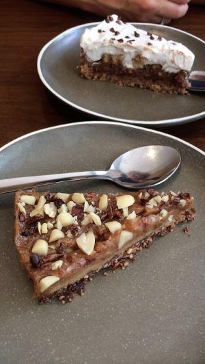 Delicious food- snickers slice at Vutie Beets  at Vutie Beets in Letchworth