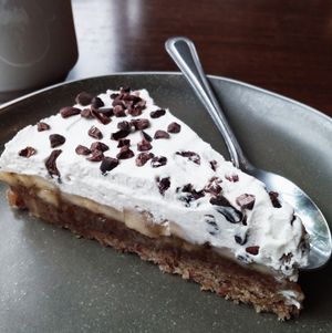 Delicious banoffee pie! at Vutie Beets in Letchworth