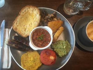 Beets Breakfast. So good! at Vutie Beets in Letchworth