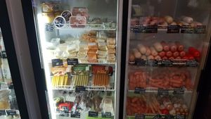 tofu meats at Vega-Market in Kyiv