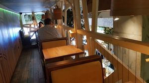 In the tree houss at Squirrel in South West London