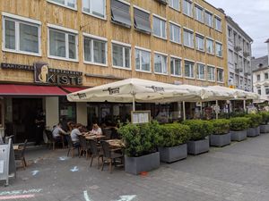 Outside at Kartoffel Restaurant Kiste in Trier