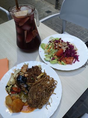 Buffet at The Nature Restaurant in Valencia