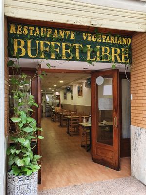 The entrance at The Nature Restaurant in Valencia