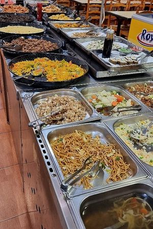 Buffet at The Nature Restaurant in Valencia