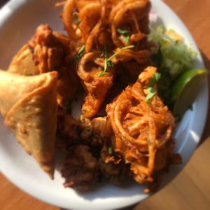 Mix veg platter (starter) at The Rupee Room in Ayr