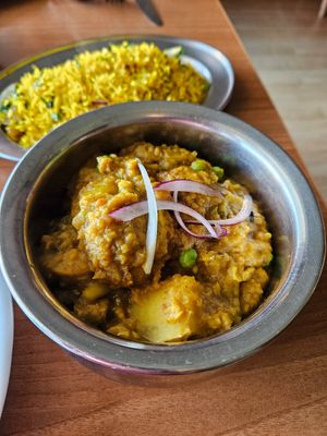 Vegan Dansak at The Rupee Room in Ayr