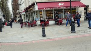 Outside at Pret A Manger - Brompton Rd in South West London