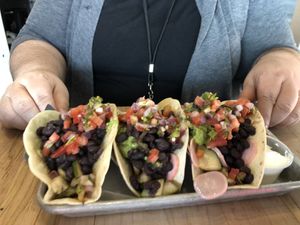 Build your own taco .. at Alma Mexicana in Winston-salem