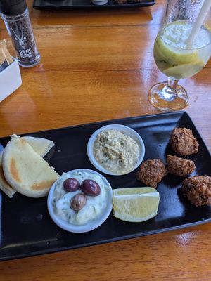Falafel at Nina's Real Food in Jeffreys Bay
