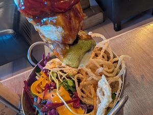 Vegan espetada (not on the vegan menu) at Nina's Real Food in Jeffreys Bay