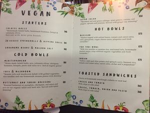 Pastas and Pizzas and Dessert
 at Nina's Real Food in Jeffreys Bay