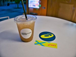 Home made Ginger Ale at Asics Connection in Tokyo