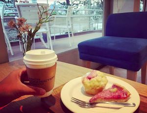 cafe time… at Asics Connection in Tokyo