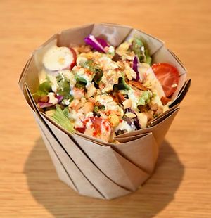 Rice box
Salad rice at Asics Connection in Tokyo