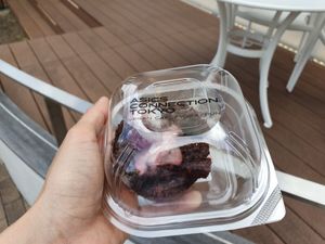 Chocolate muffin at Asics Connection in Tokyo
