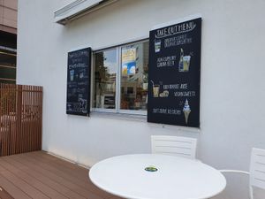 Take out at Asics Connection in Tokyo