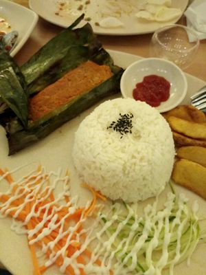 Nasi Otak at Green House Nagoya Hill at Green House Vegetarian in 