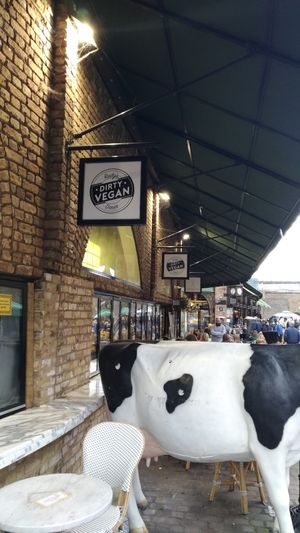 I confused it with another dirty vegan brand. at Rudy's Dirty Vegan Diner in North West London