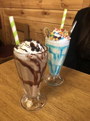 Milkshakes at Rudy's Dirty Vegan Diner in North West London